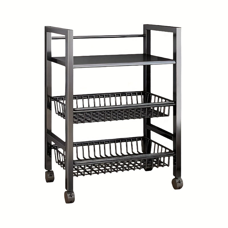 1pc Multifunctional Kitchen Storage Rack 42.52 Inch Adjustable