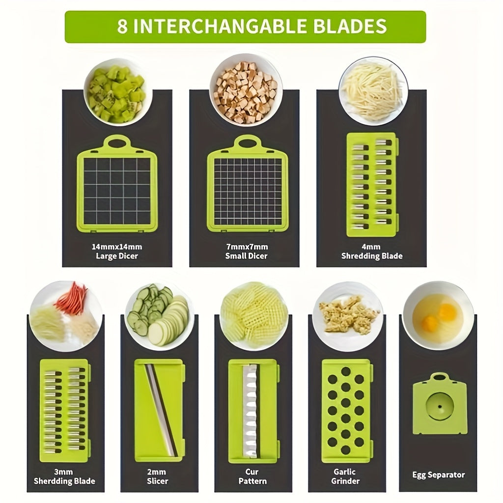 Veggie Chopper 15 In 1 Multi-Function Vegetable Slicer Dicer