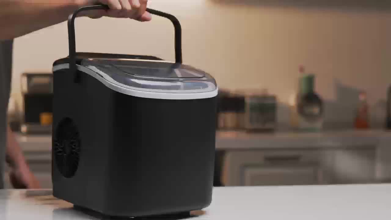 Portable Ice Maker Nugget Ice Maker 26-34Lbs/Day Auto-Cleaning