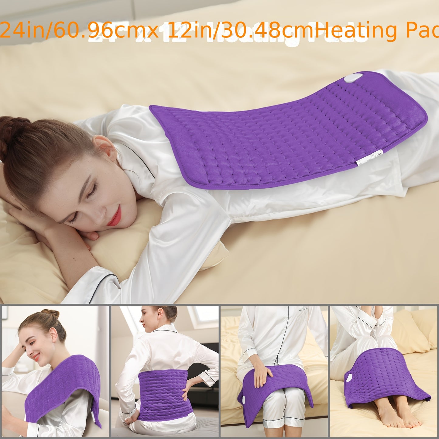 Extra Large Heating Pad Portable 24x12 Electric Heating Pad