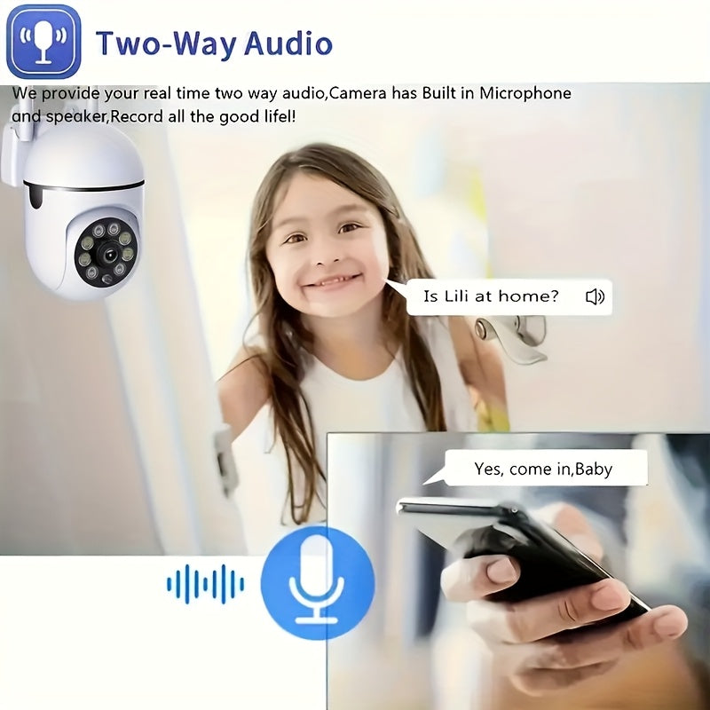 8pcs Smart Security Cameras for Home Surveillance System
