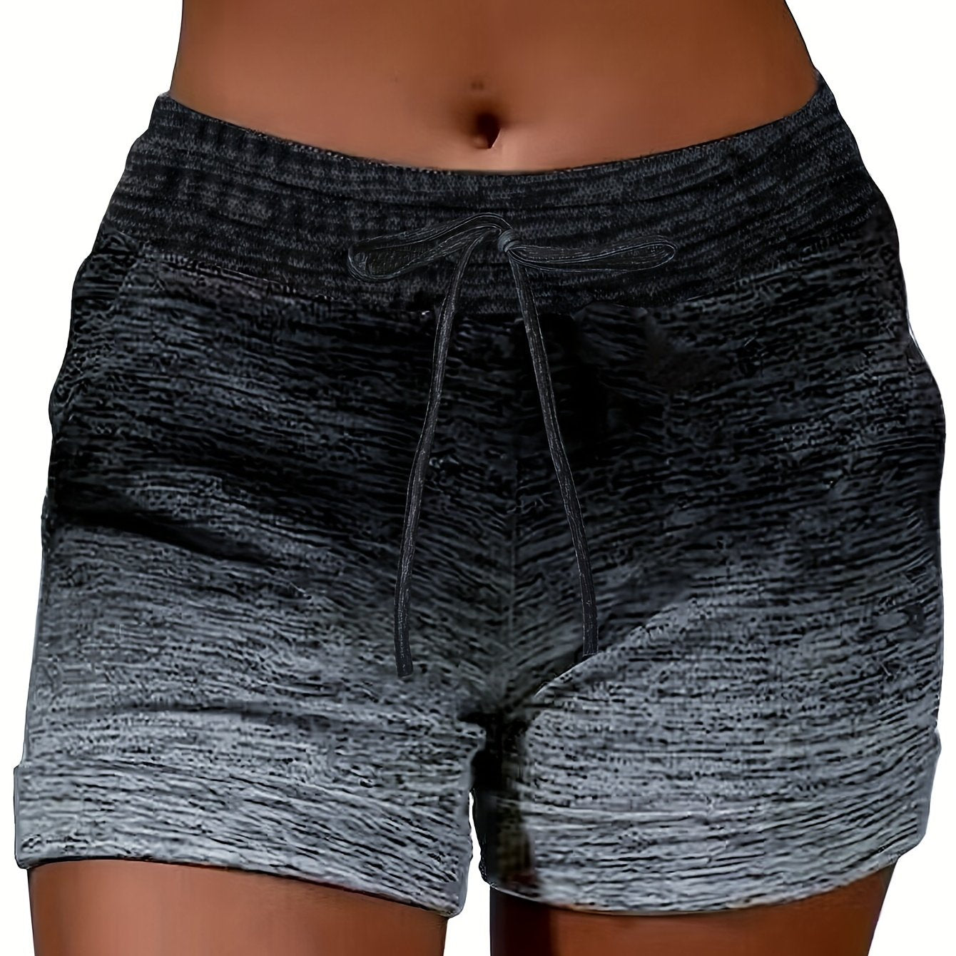 High Waist Shorts Casual High Waist Drawstring Waist Shorts