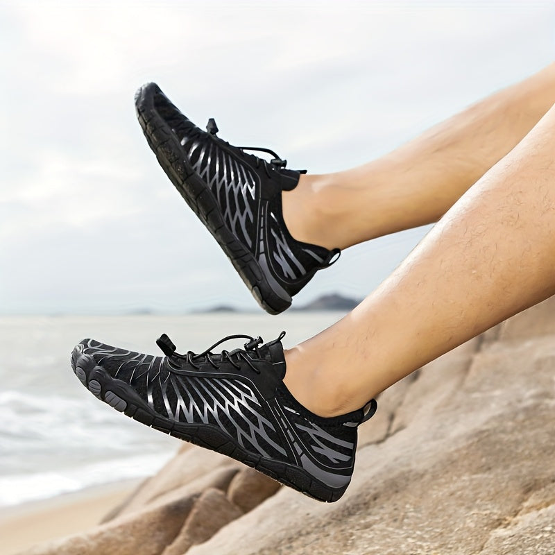 Summer Hike Barefoot Shoes for Women Water Shoes Hiking Footwear Healthy Barefoot Shoes Women Wide Toe Box Non Slip Outdoor Sports Zero Drop Shoes White Black