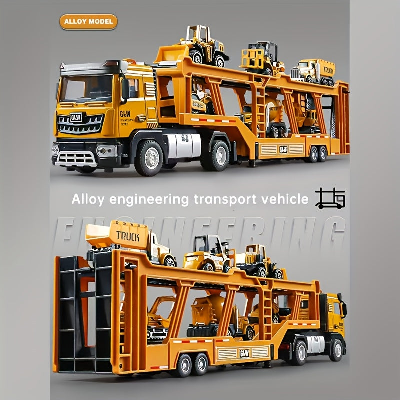 BWXN Truck King Alloy Toy Set - Construction Vehicle Playset
