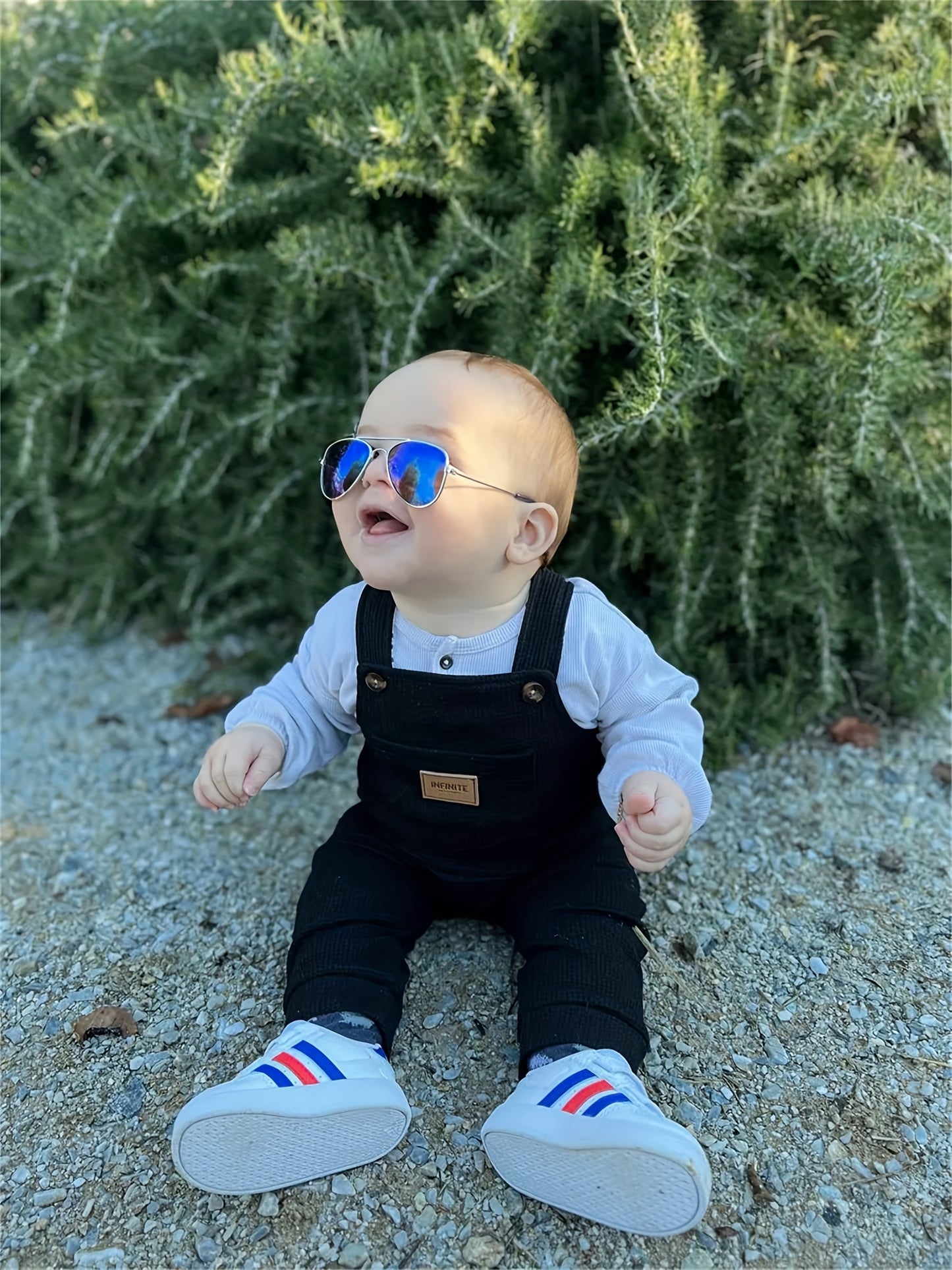 KuKitty 2Pcs Infant Baby Boy Overalls Clothes Jumpsuit