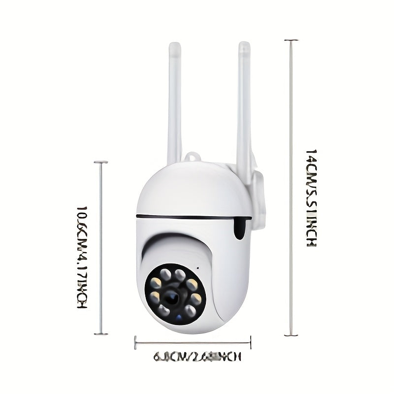 6pcs With 1080P Full HD Resolution Wireless Round Camera