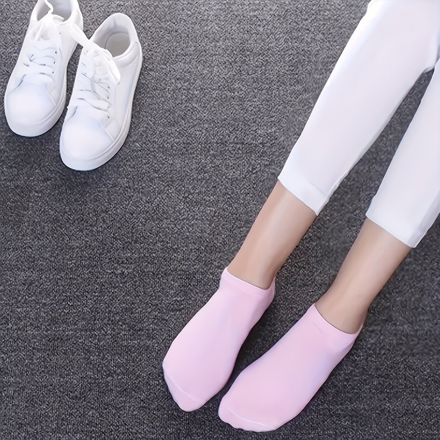 Candy Colored Socks 20 Pairs Casual Breathable Low-top Socks