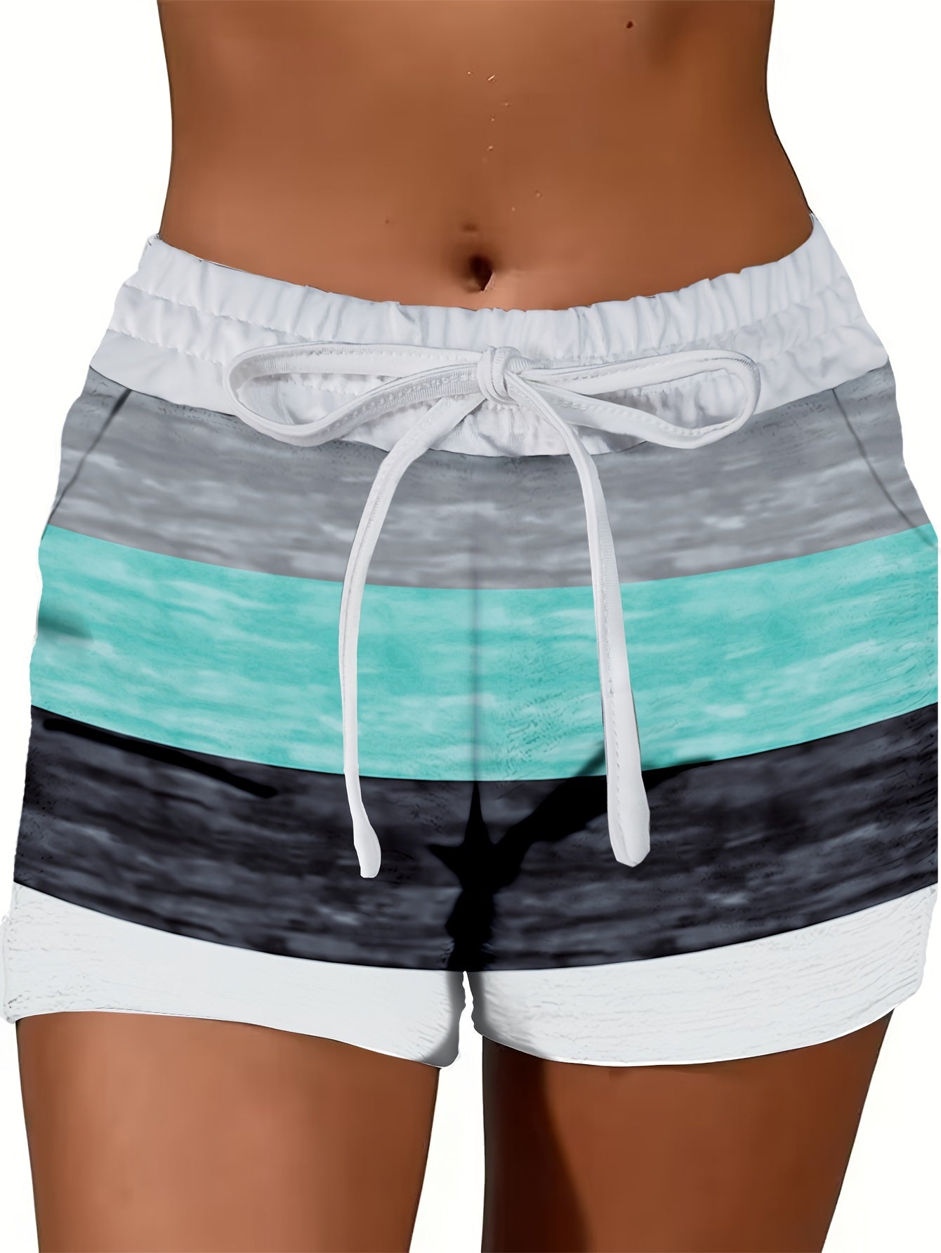 High Waist Shorts Casual High Waist Drawstring Waist Shorts
