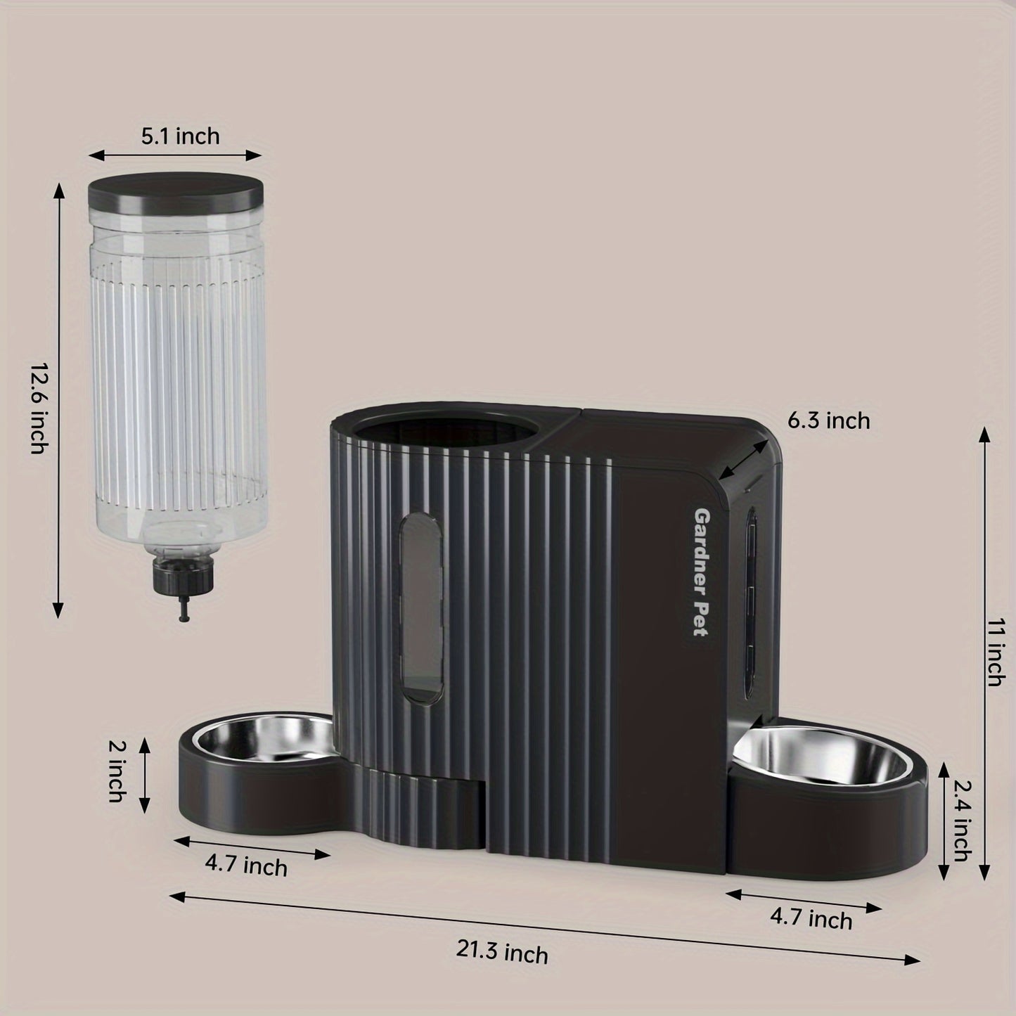 [Gravity Feeder] Automatic Cat Food And Water Dispenser