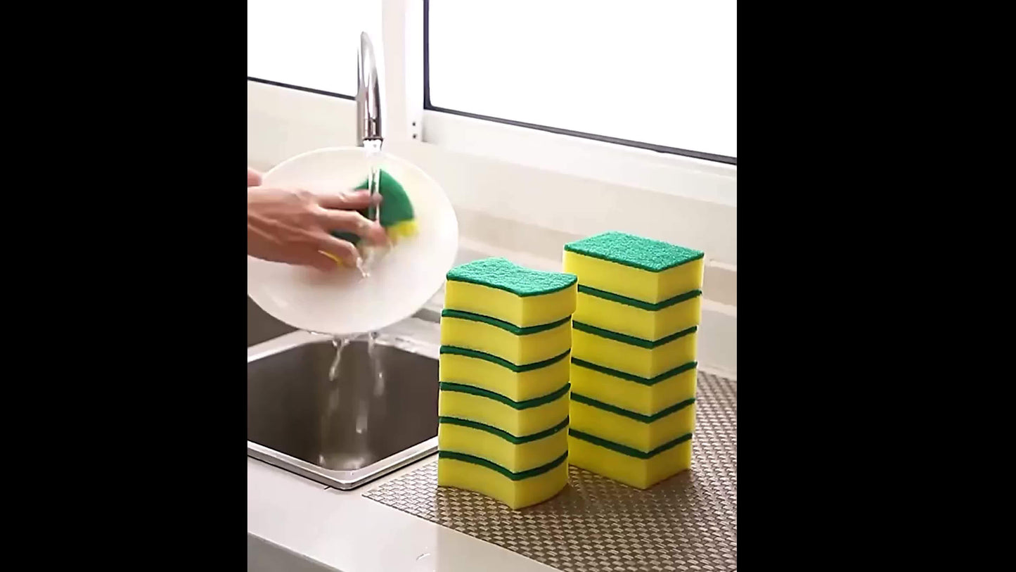 Highly Absorbent Kitchen Grease Cleaner Dishwashing Sponge