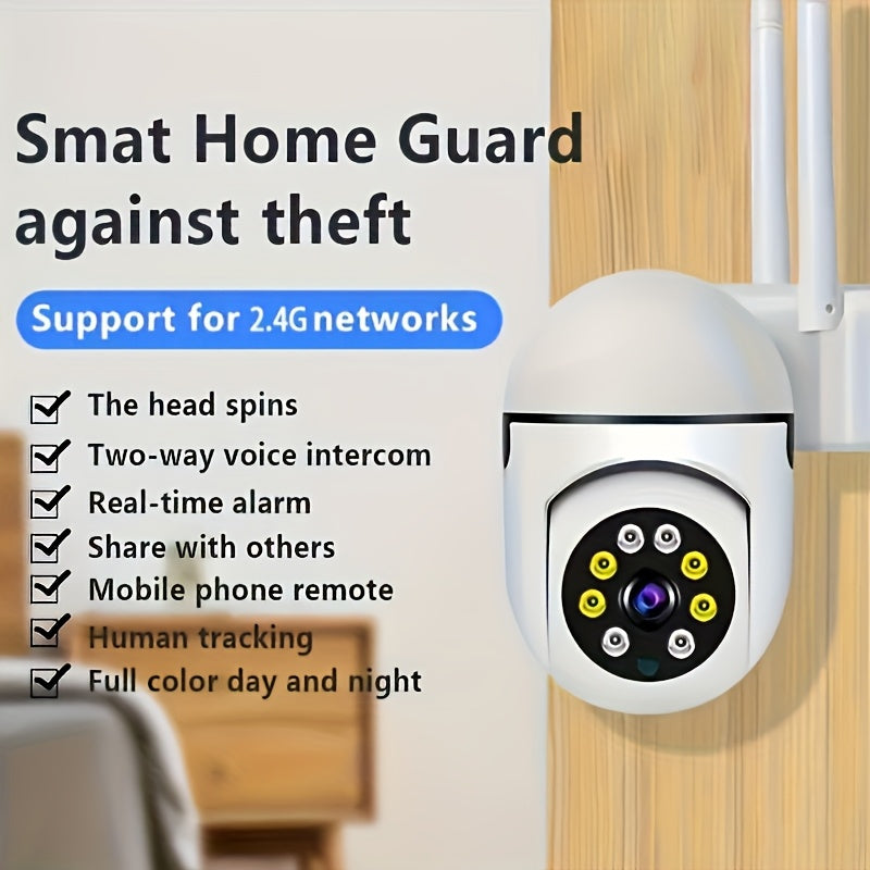 6pcs With 1080P Full HD Resolution Wireless Round Camera