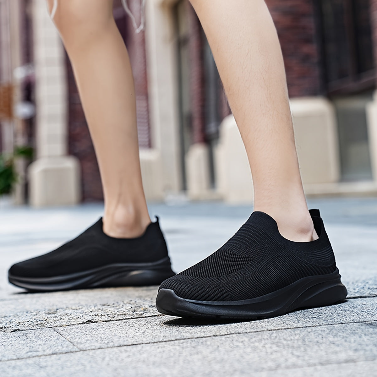 Men's Slip-On Casual Sports Shoes - Breathable & Lightweight