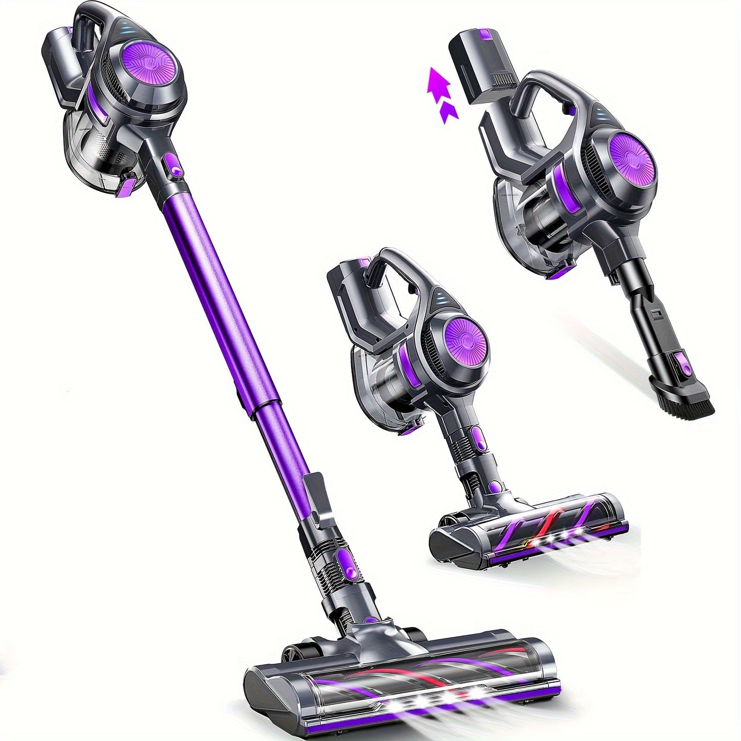 Lightweight 23Kpa Powerful Suction Cordless Vacuum Cleaner