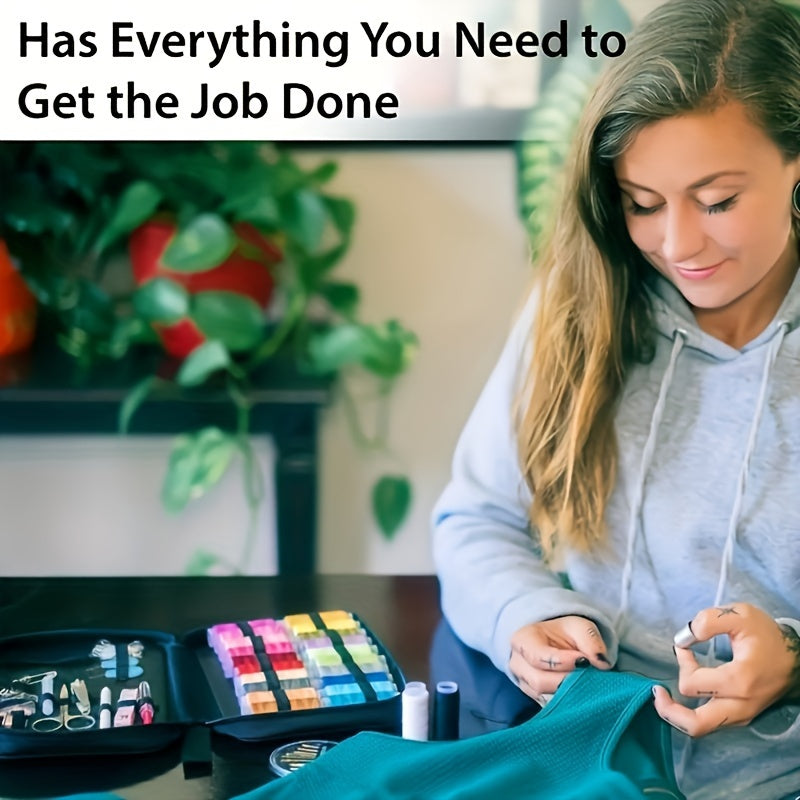 Sewing Kit 100pcs 24 Color Threads Needle and Thread for Repairs