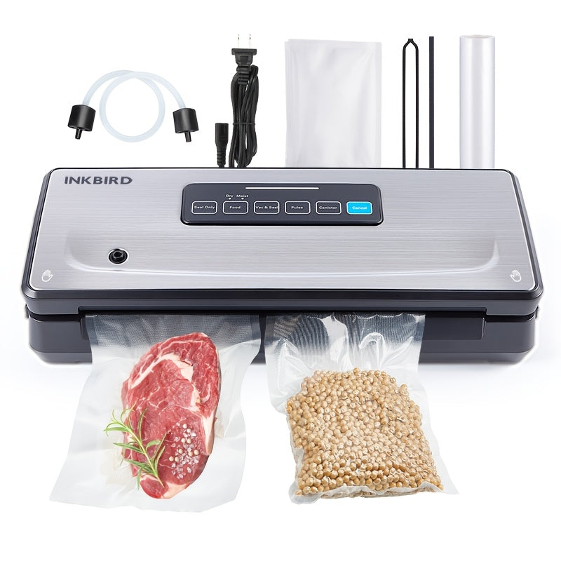 1pc Food Vacuum Sealer Machine 10-In-1 With Bag Storage