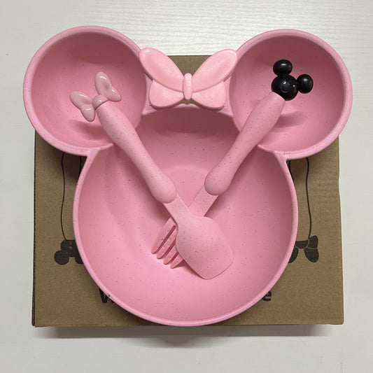 Non-Toxic BPA-Free Wheat Straw Dinnerware Set for Adults