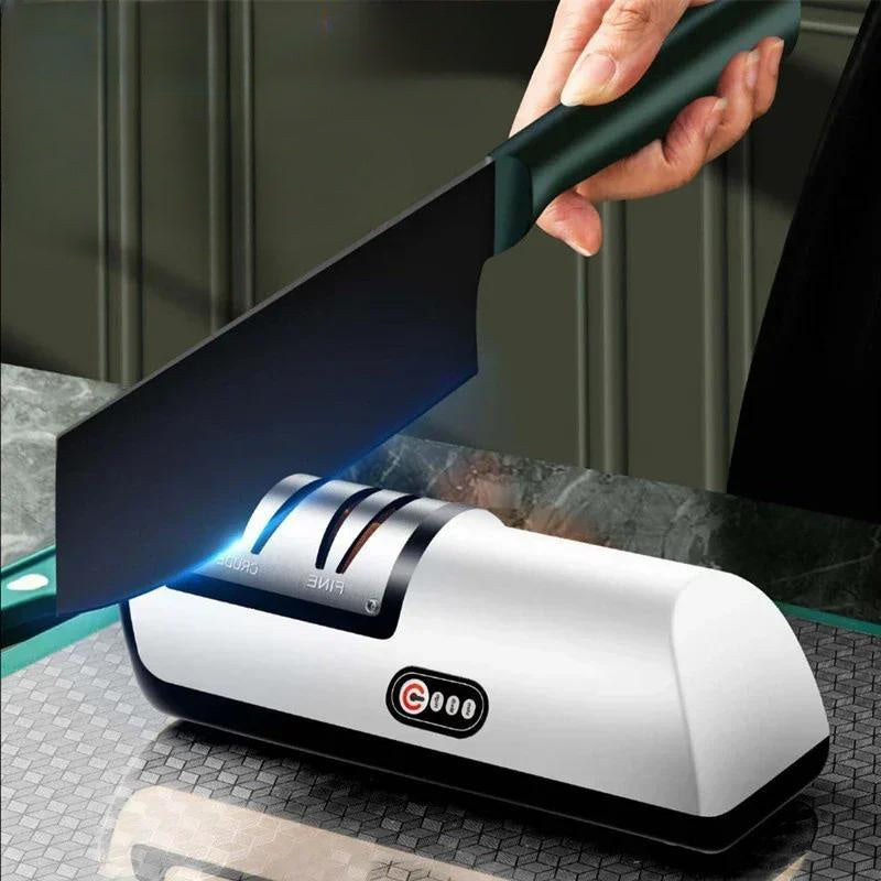 Electric Knife Sharpener Automatic Rechargeable Sharpener