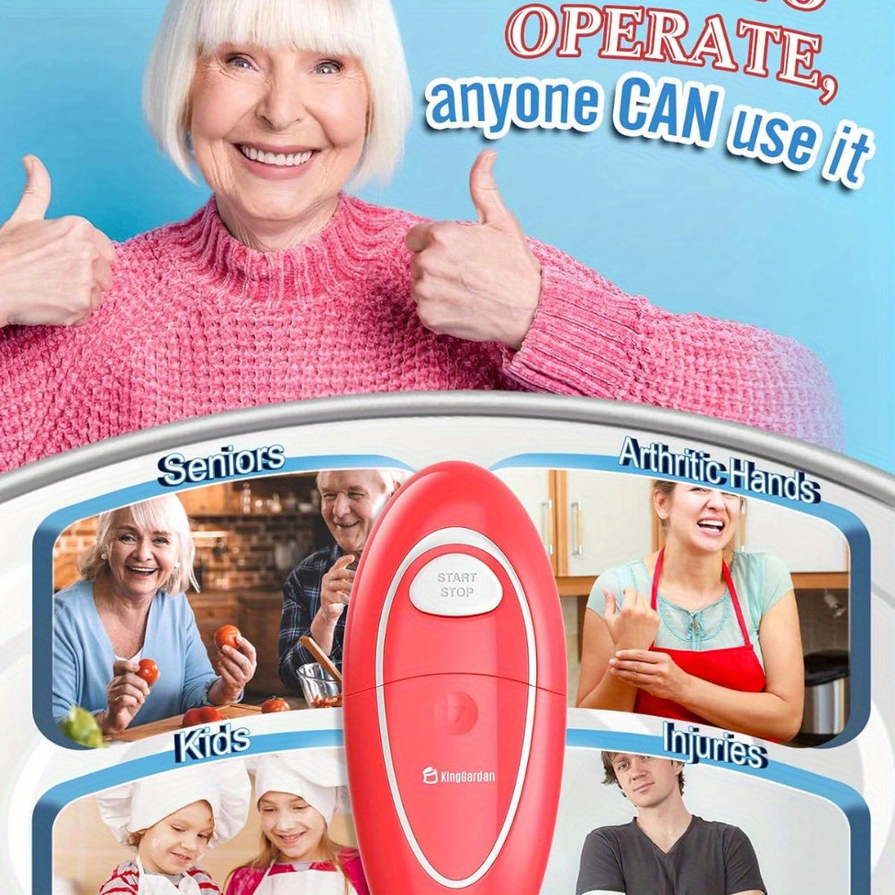 Electric Can Opener Hand-Free Easy Open Any Can Sizes