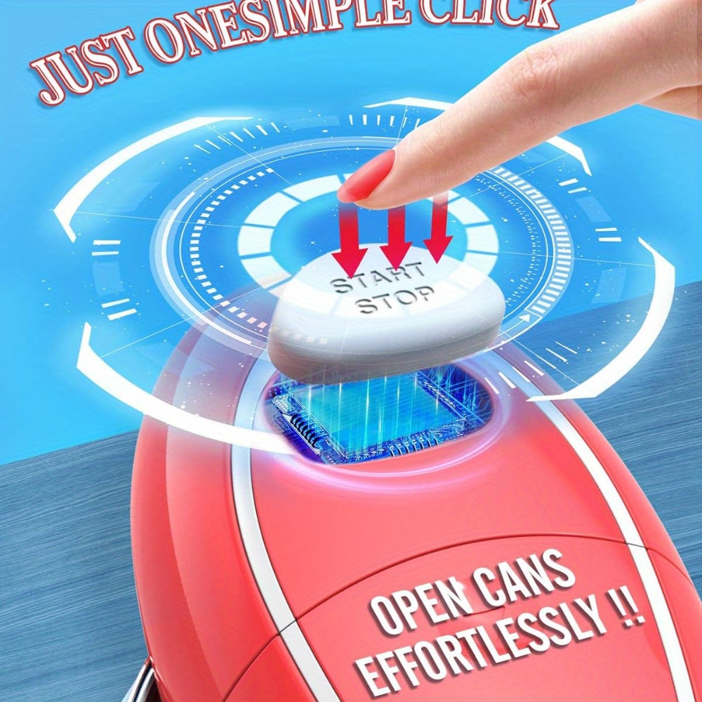 Electric Can Opener Hand-Free Easy Open Any Can Sizes