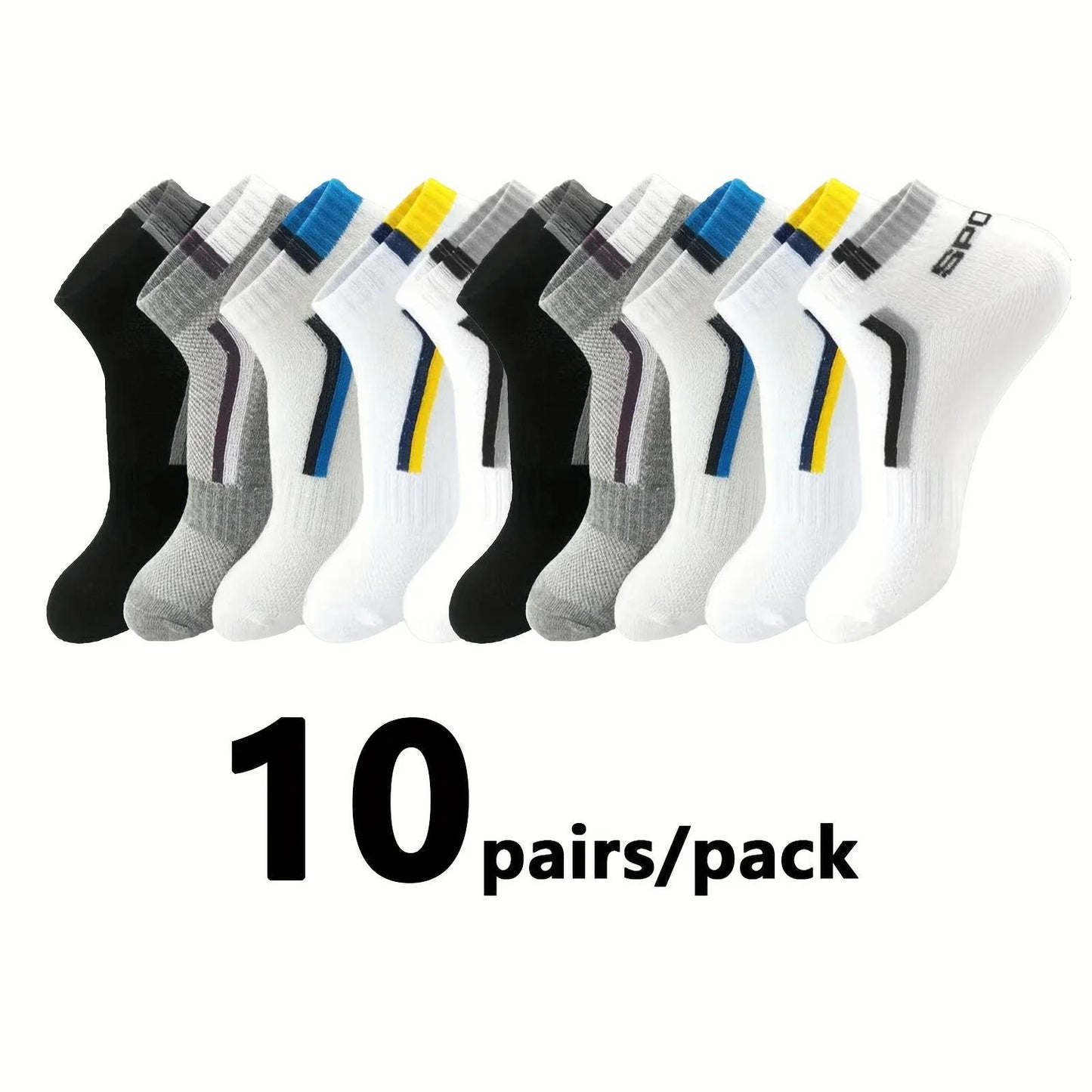 Breathable Socks Soft Breathable Men's Liner Anklets Socks