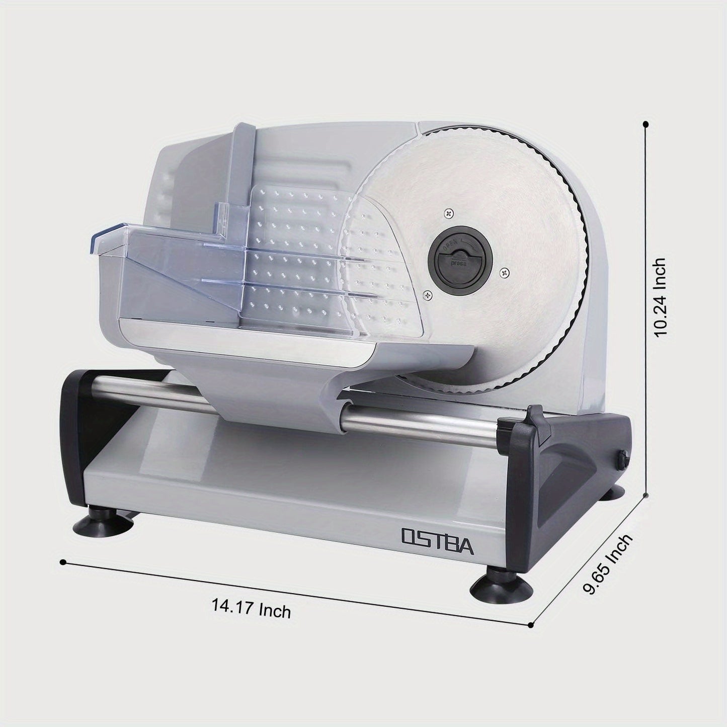 OSTBA Electric Slicer with Lock Protection and Adjustable Thickness