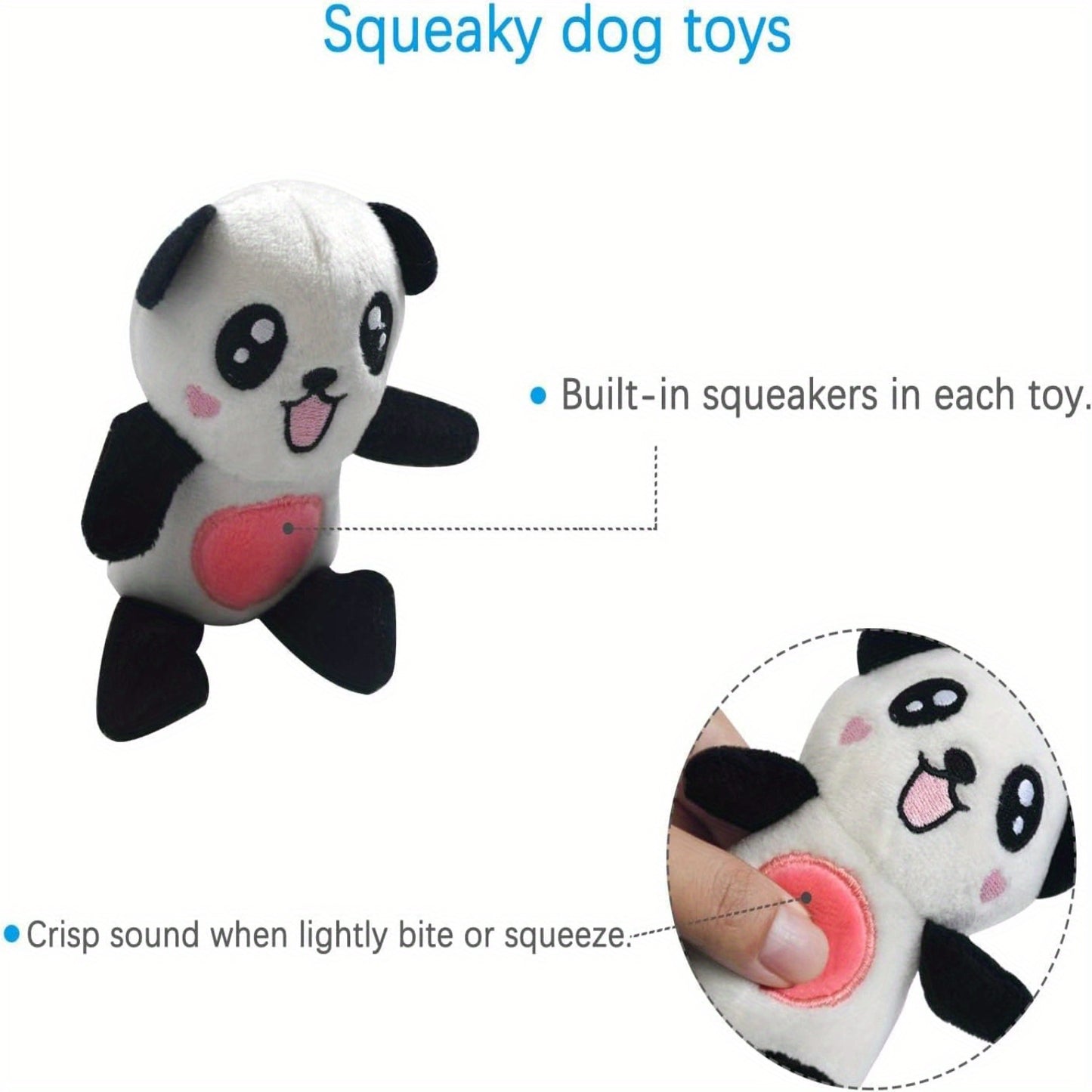 Legend Sandy Squeaky Plush Dog Toys Bundle Pack of 12 Soft Chew Toys for Small and Medium Dogs Christmas Decorations and Puppy Play Props