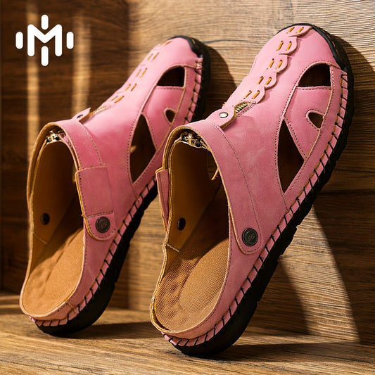 Summer Sandals For Women Comfortable Baotou Slip-On Plus Size