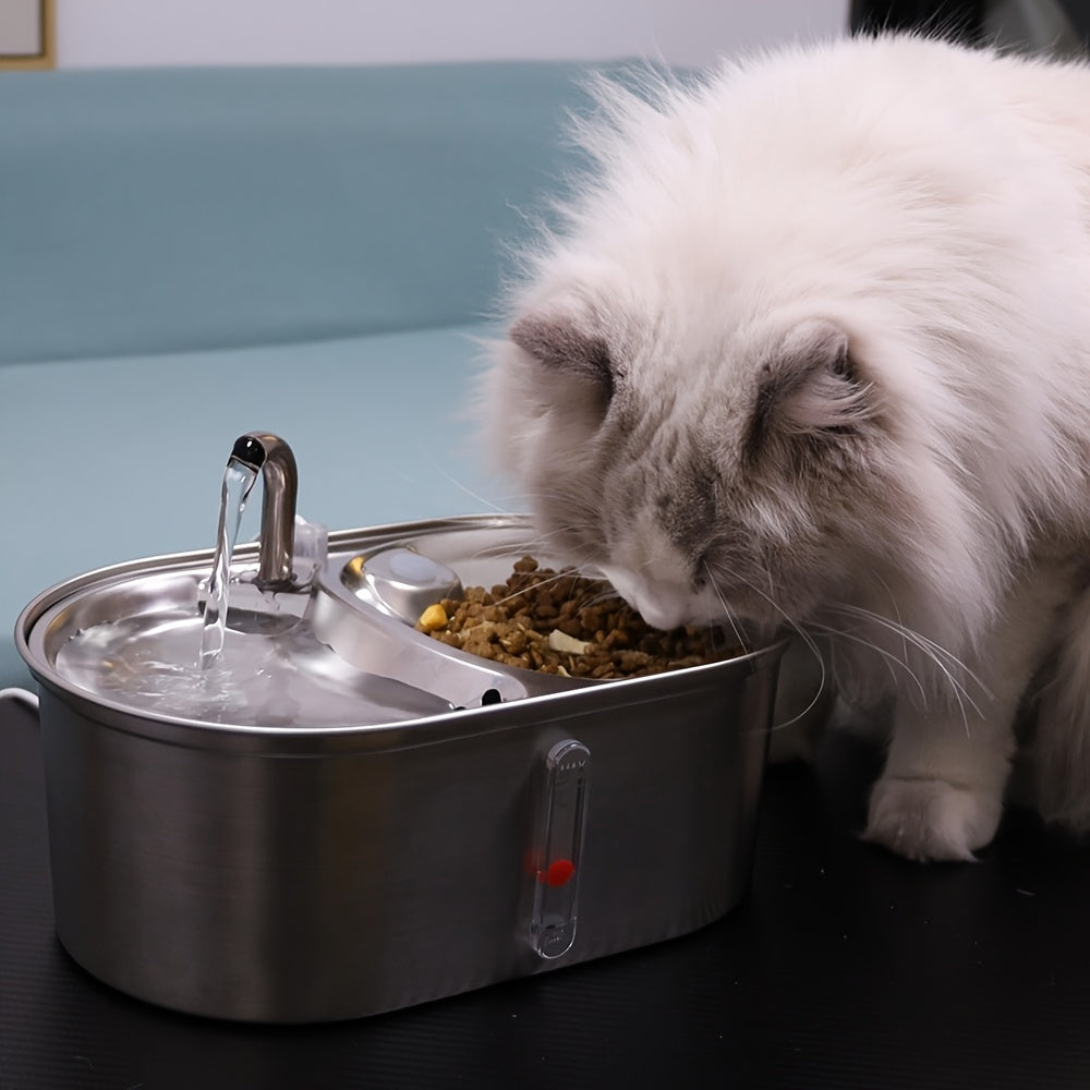 NPET 3.5L Large Pet Water Fountain USB 2-in-1 Dispenser