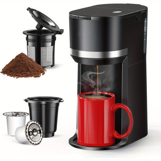 Fast Brew Single Cup Coffee Maker for Home or Office Use