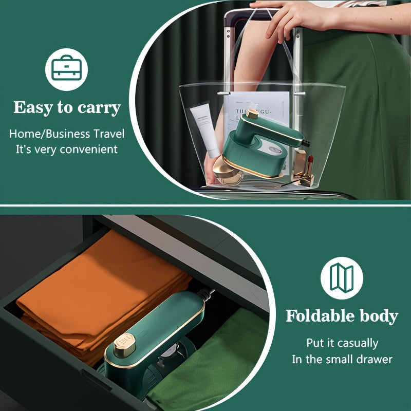 Mini Portable Folding Steam Iron for Quick Wrinkles 40W