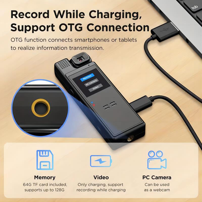 Smart Recorder - 1080P HD Handheld Pocket Camcorder