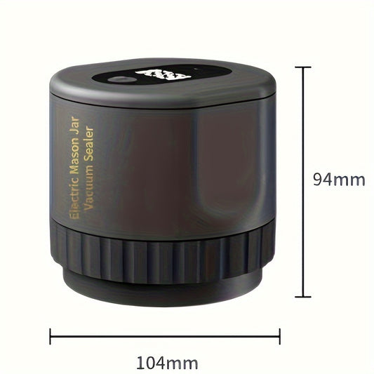 Intelligent Mason Jar Vacuum Sealer with Automatic Shut-Off