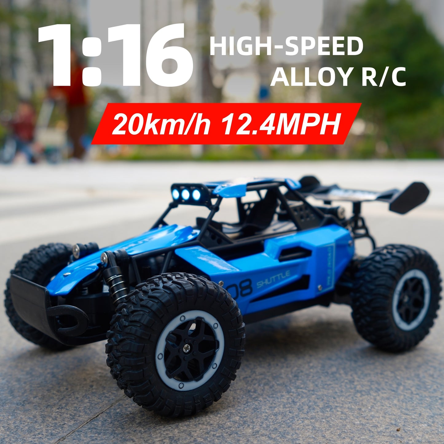 Remote Control Off-Road Toy Car 1:16 Scale All-Terrain Fun