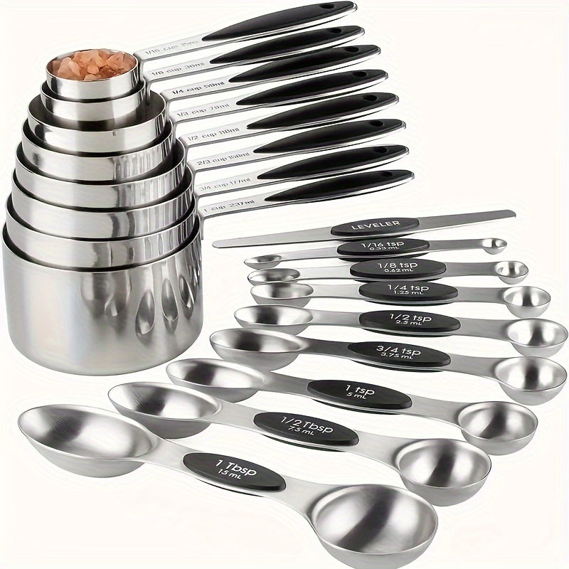 Colorful Measuring Cups Set 8/17pcs Stainless Steel Baking Tools