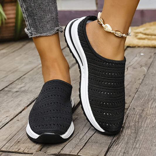 Women'S Casual Slip-On Sneakers - Comfortable Wide Fit Shoes