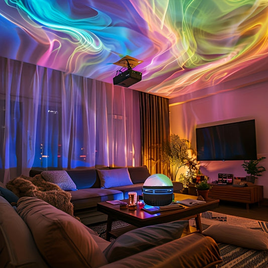 Aurora Borealis Starry Sky Projector with 7 Lighting Effects