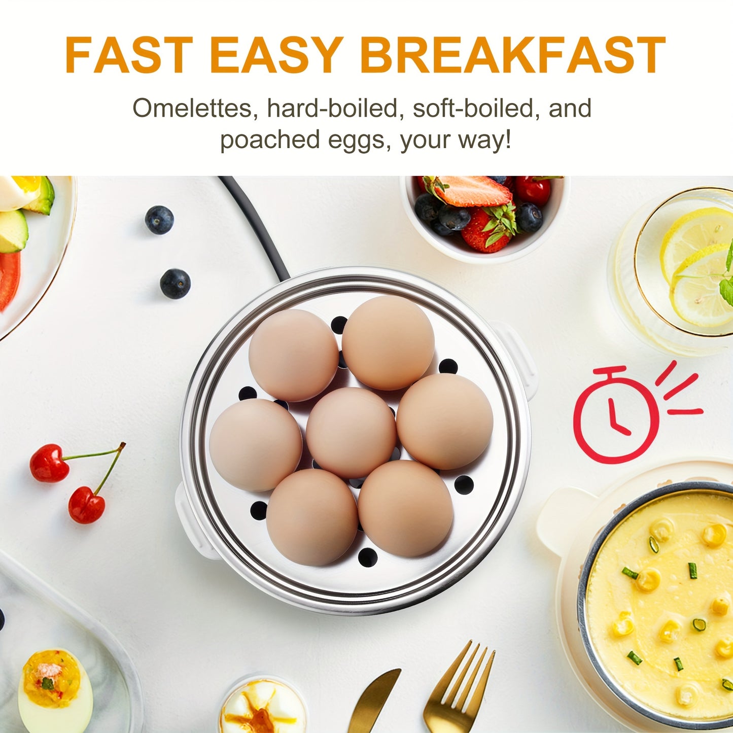 14 Egg Capacity Rapid Egg Cooker for Perfect Eggs Every Time