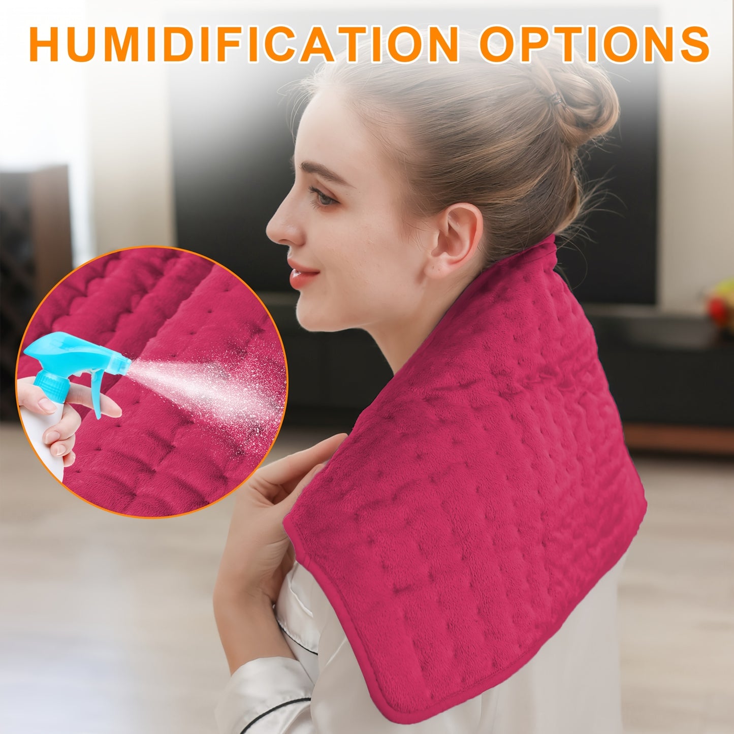 Extra Large Heating Pad Portable 24x12 Electric Heating Pad
