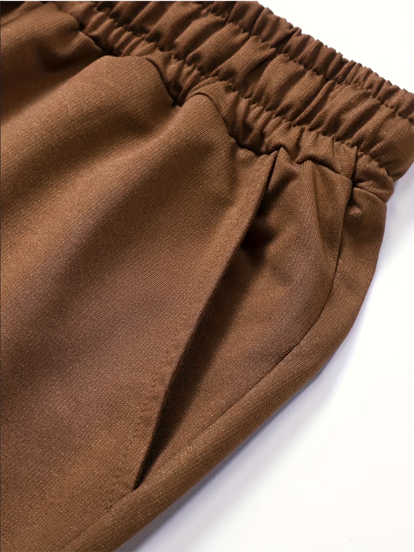 5pcs Boys' Stylish Cotton Blend Joggers with Pockets