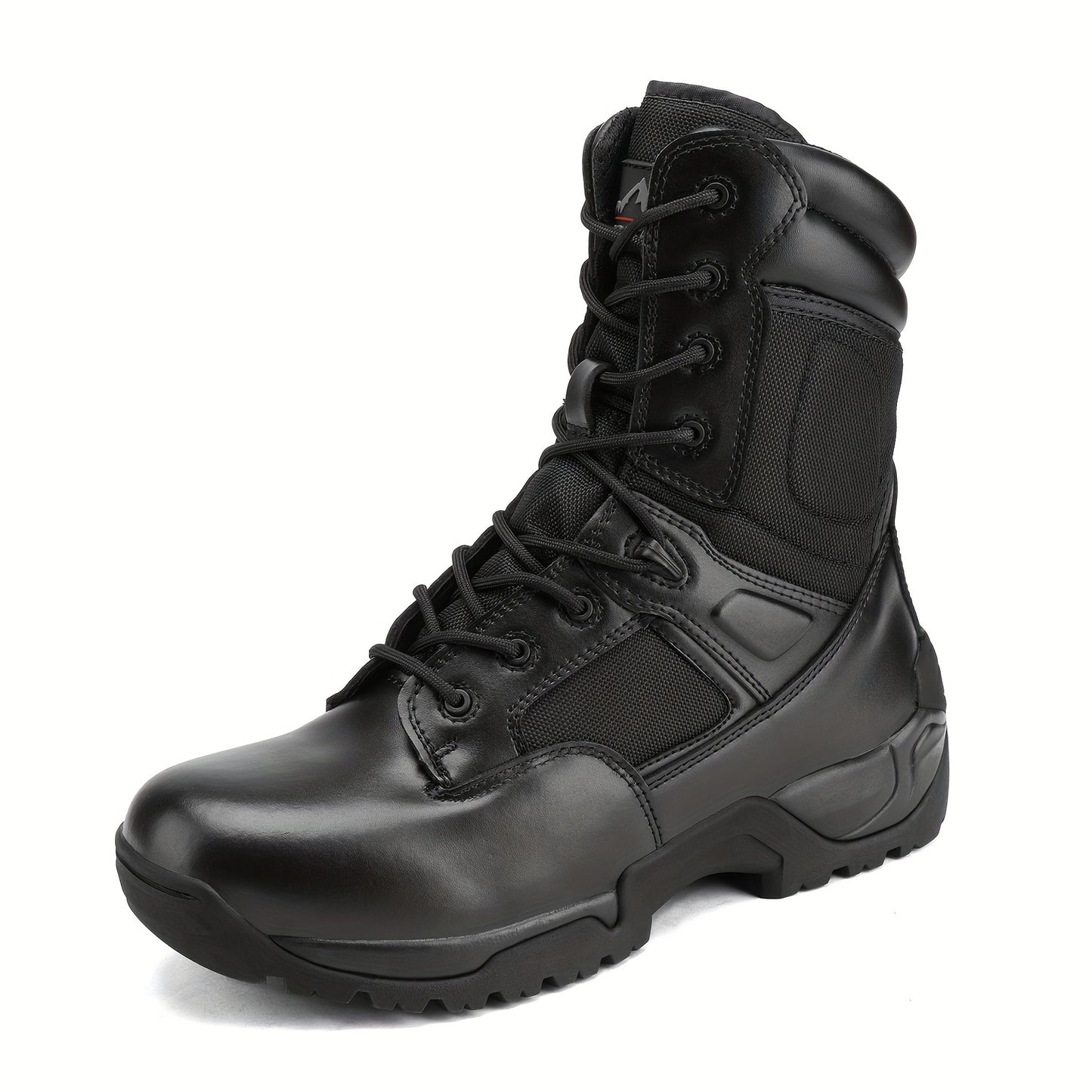 NORTIV 8 Men'S Solid Color Tactical Boots All-Season Hiking