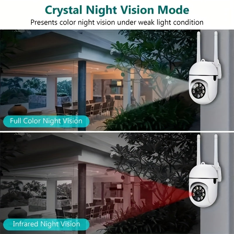 8pcs Smart Security Cameras for Home Surveillance System