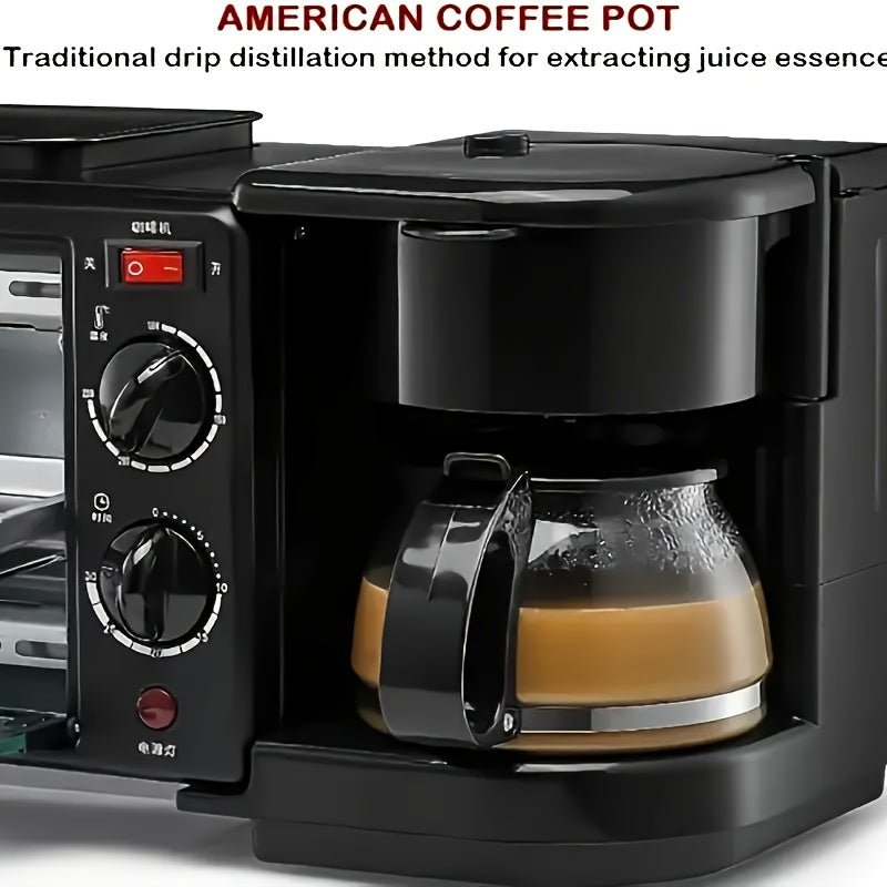 3-in-1 Multifunctional Breakfast Machine Compact Kitchen Appliance