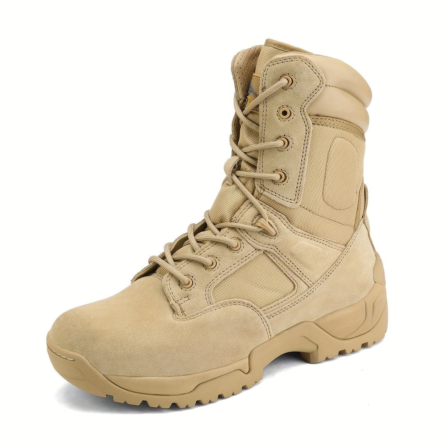 NORTIV 8 Men'S Solid Color Tactical Boots All-Season Hiking