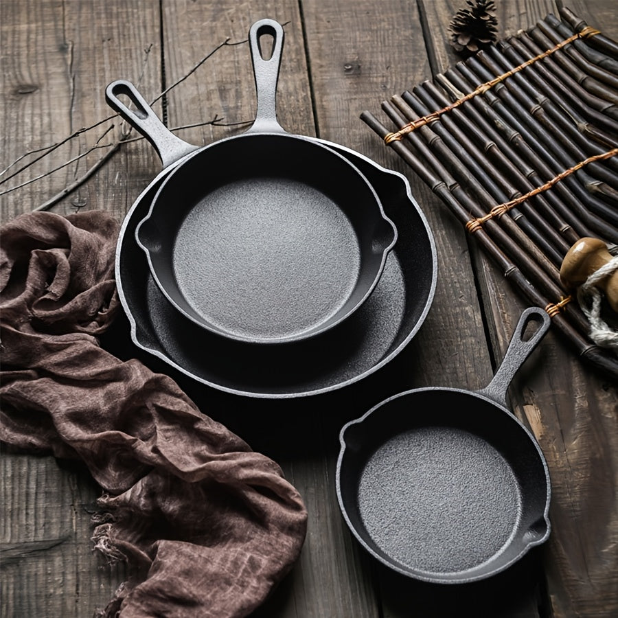 Cast Iron 3PCS 4PCS 5PCS Skillet Set 6 Inch 8 Inch 10 Inch Pan
