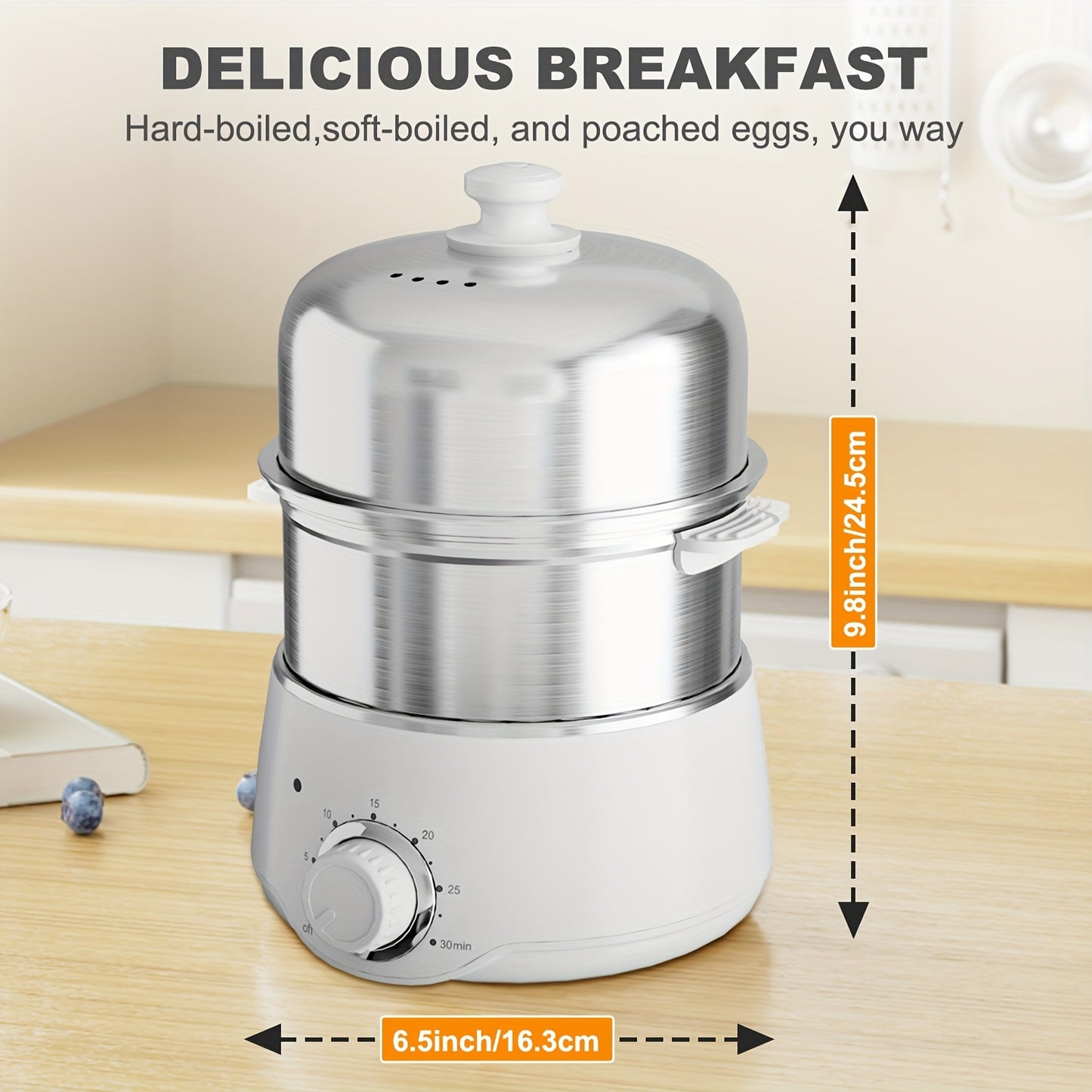 14 Egg Capacity Rapid Egg Cooker for Perfect Eggs Every Time