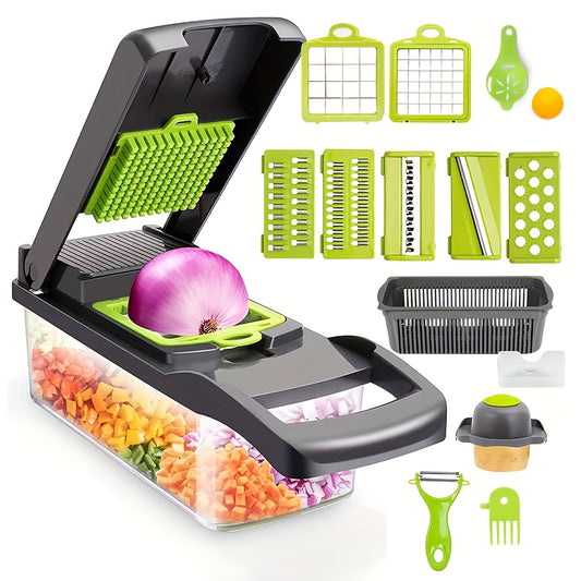 Veggie Chopper 15 In 1 Multi-Function Vegetable Slicer Dicer