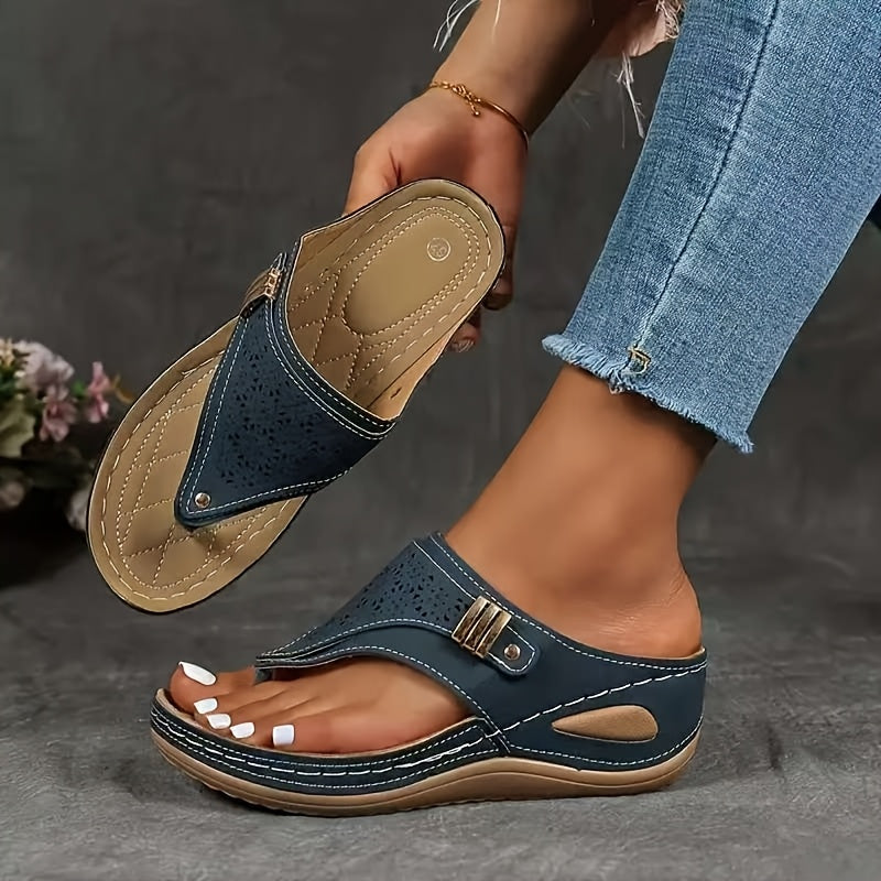 Super Hit Sandals for Women, Wedge Toe-Thong Design