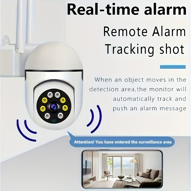 6pcs With 1080P Full HD Resolution Wireless Round Camera