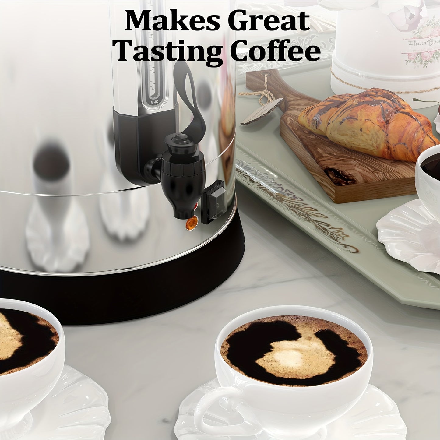 3.7 Gal 100 Cup Commercial Coffee Maker For Large Gatherings