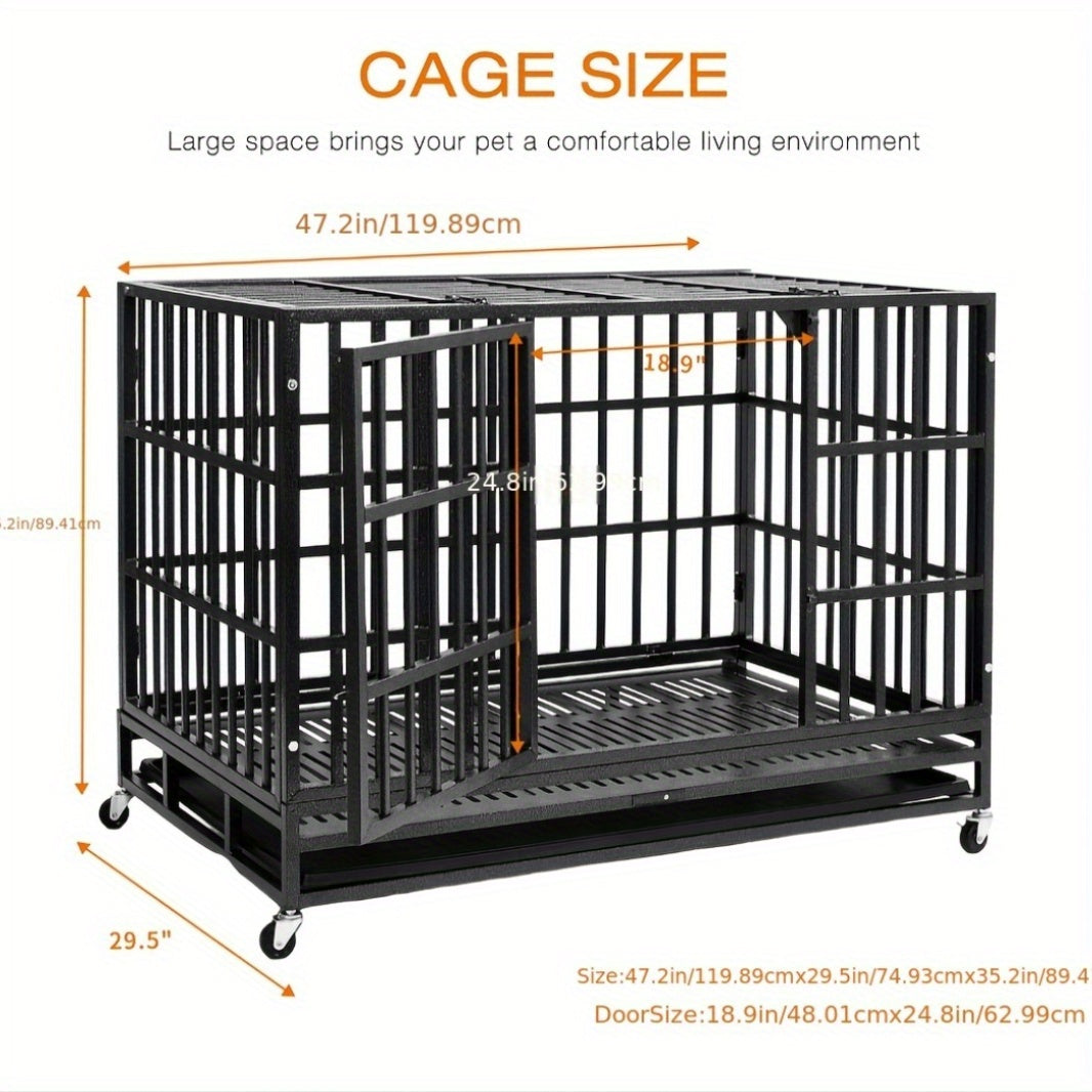 Extra Large XL XXL Heavy Duty Escape Proof Dog Crate